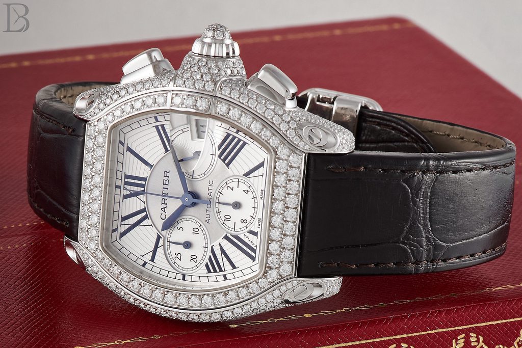 Diamond-set Cartier Roadster