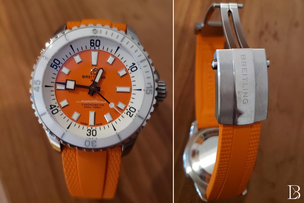 Breitling makes a variety of rubber strap options