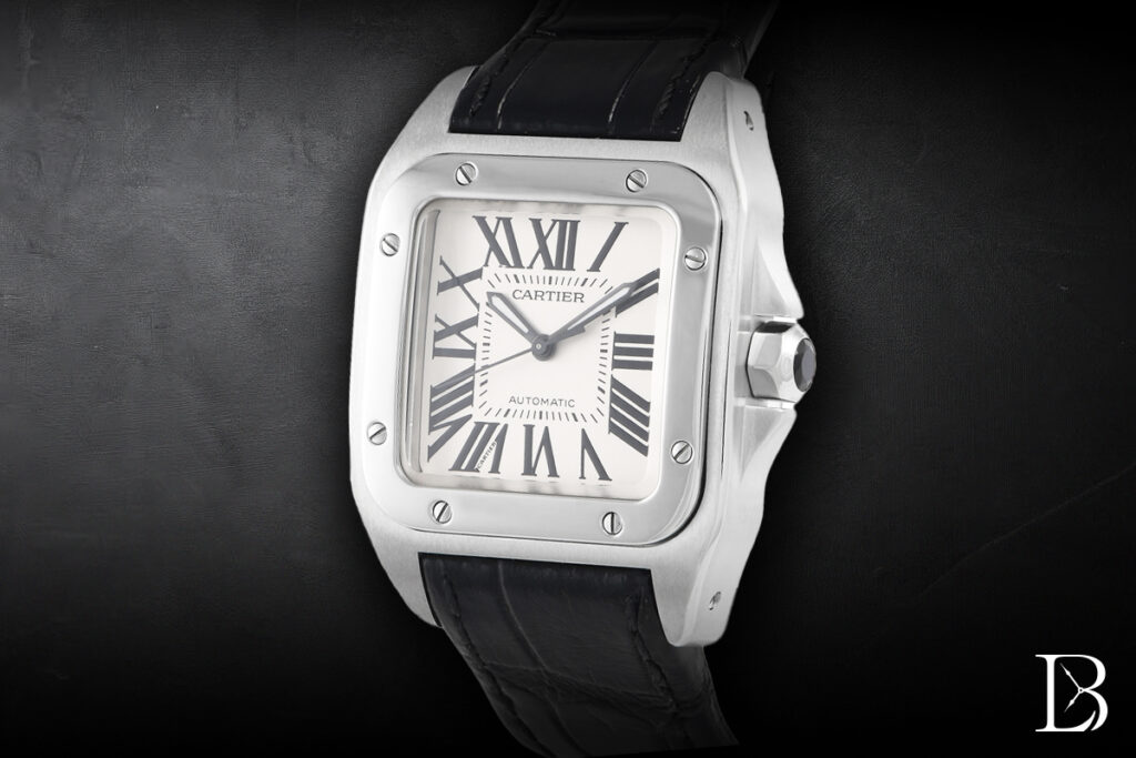 Entry-level men's luxury watch from Cartier: Santos 100 Large