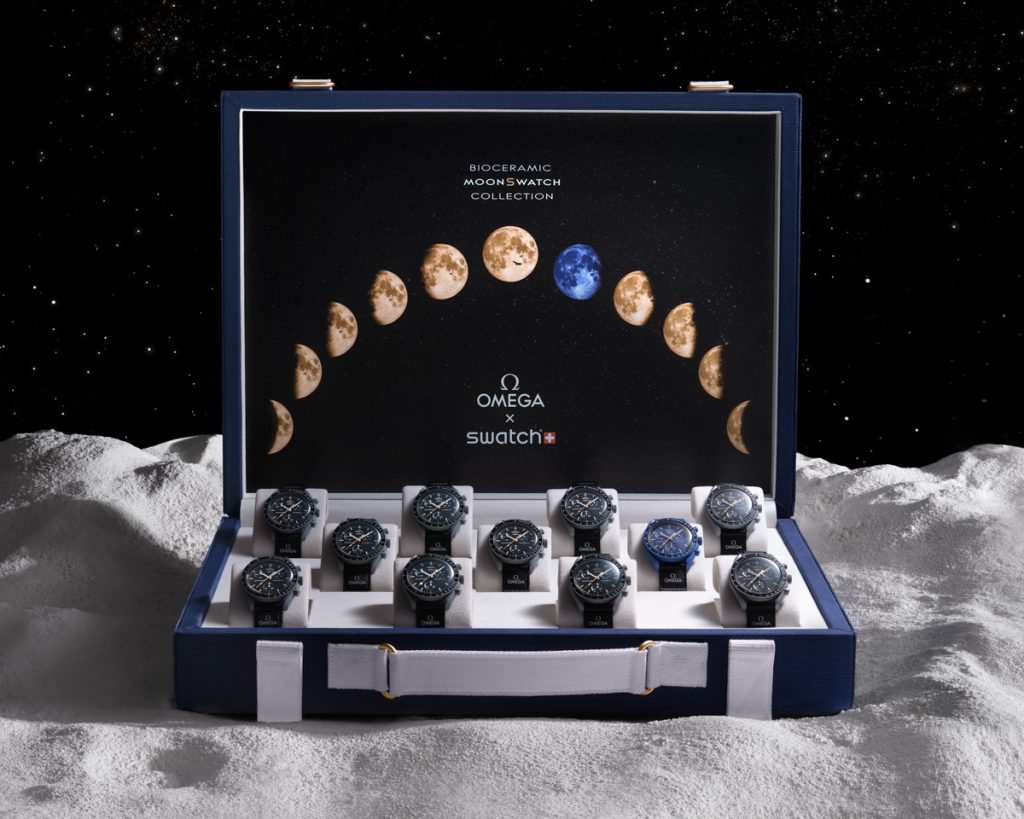 Omega Swatch MoonSwatch Moonshine collection for Orbis