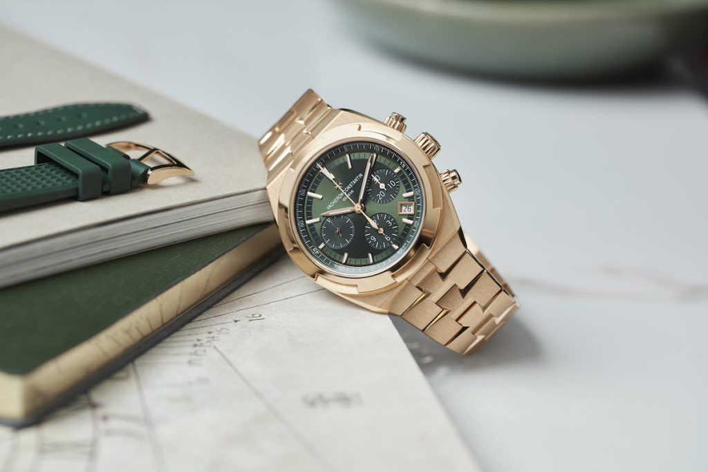 Rose gold Vacheron Constantin Overseas Chronograph