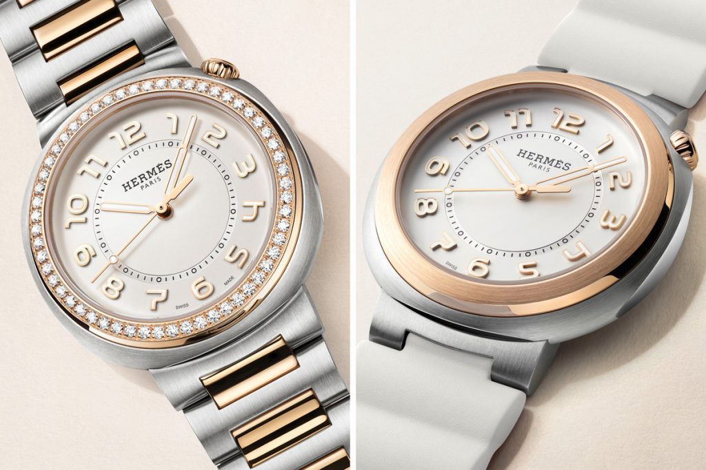 Womens Watches 2024: Two-tone Hermès Cut