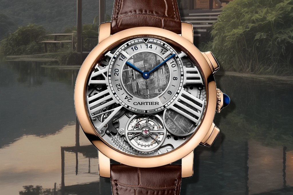 Cartier Rotonde Earth and Moon