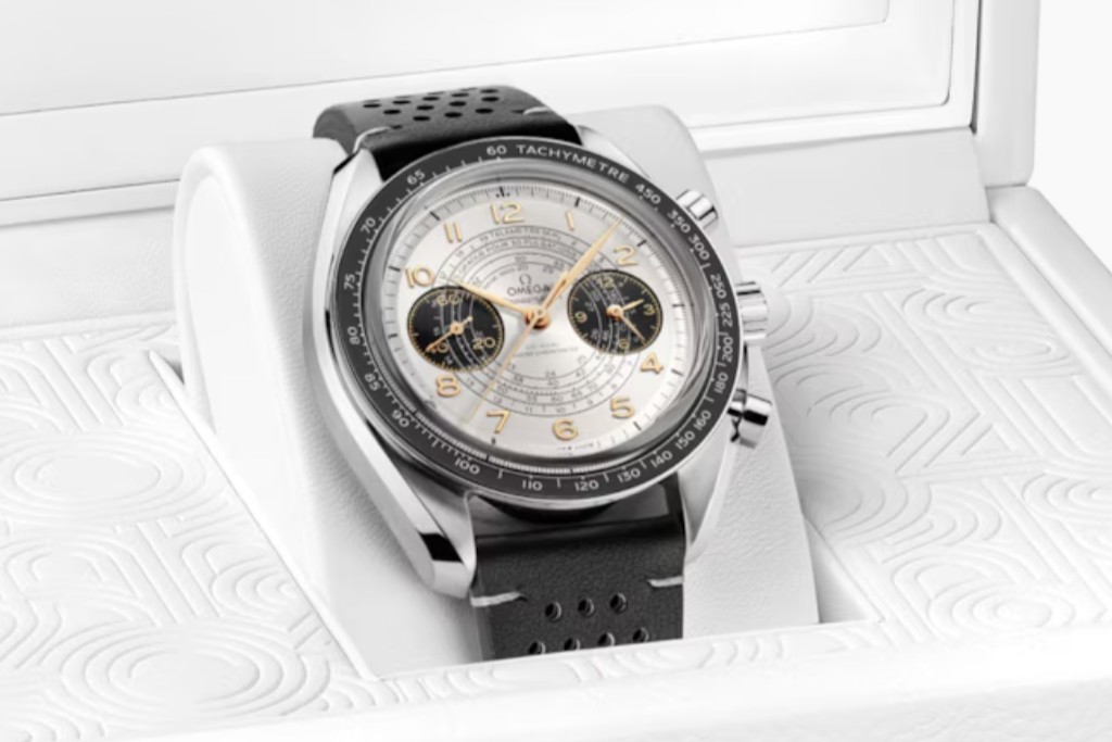 Omega Olympic Watch 2024 Chronoscope in steel