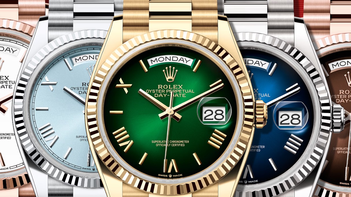 Rolex 2024 Day-Date 36 Roman numeral dials