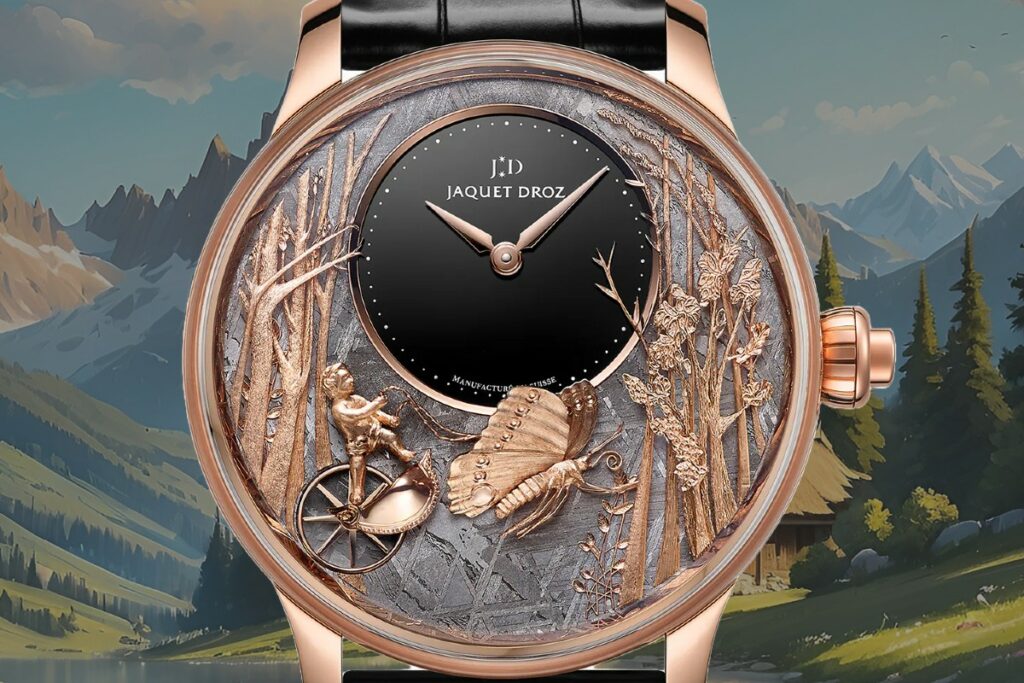 Stunning meteorite dial watch from Jaquet Droz