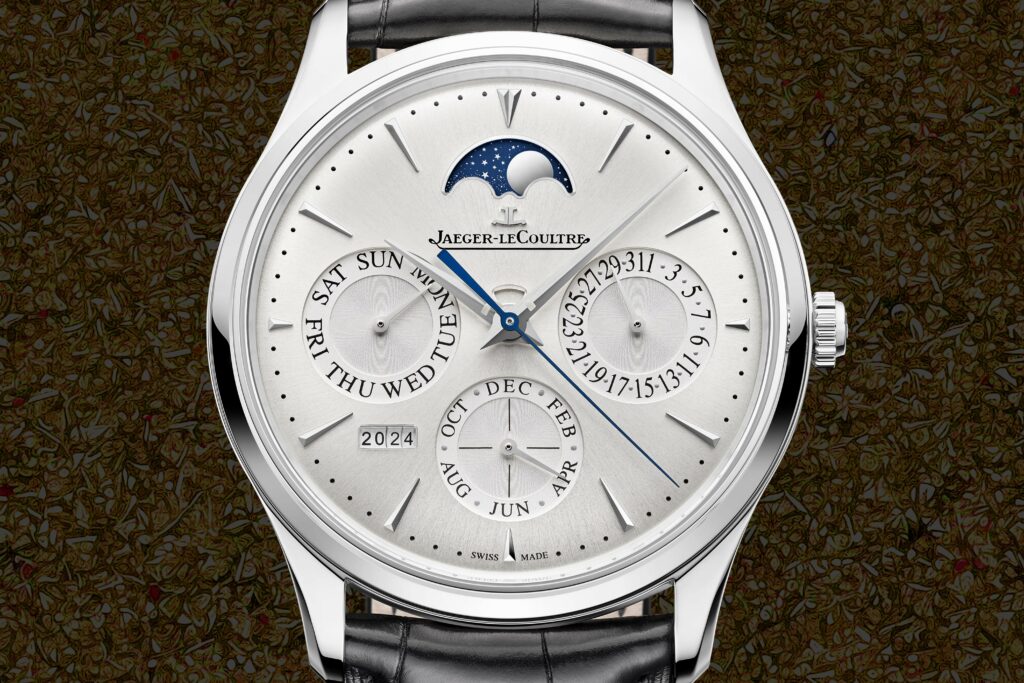 JLC 2024 Release: Master Ultra Thin Perpetual Calendar with silver dial