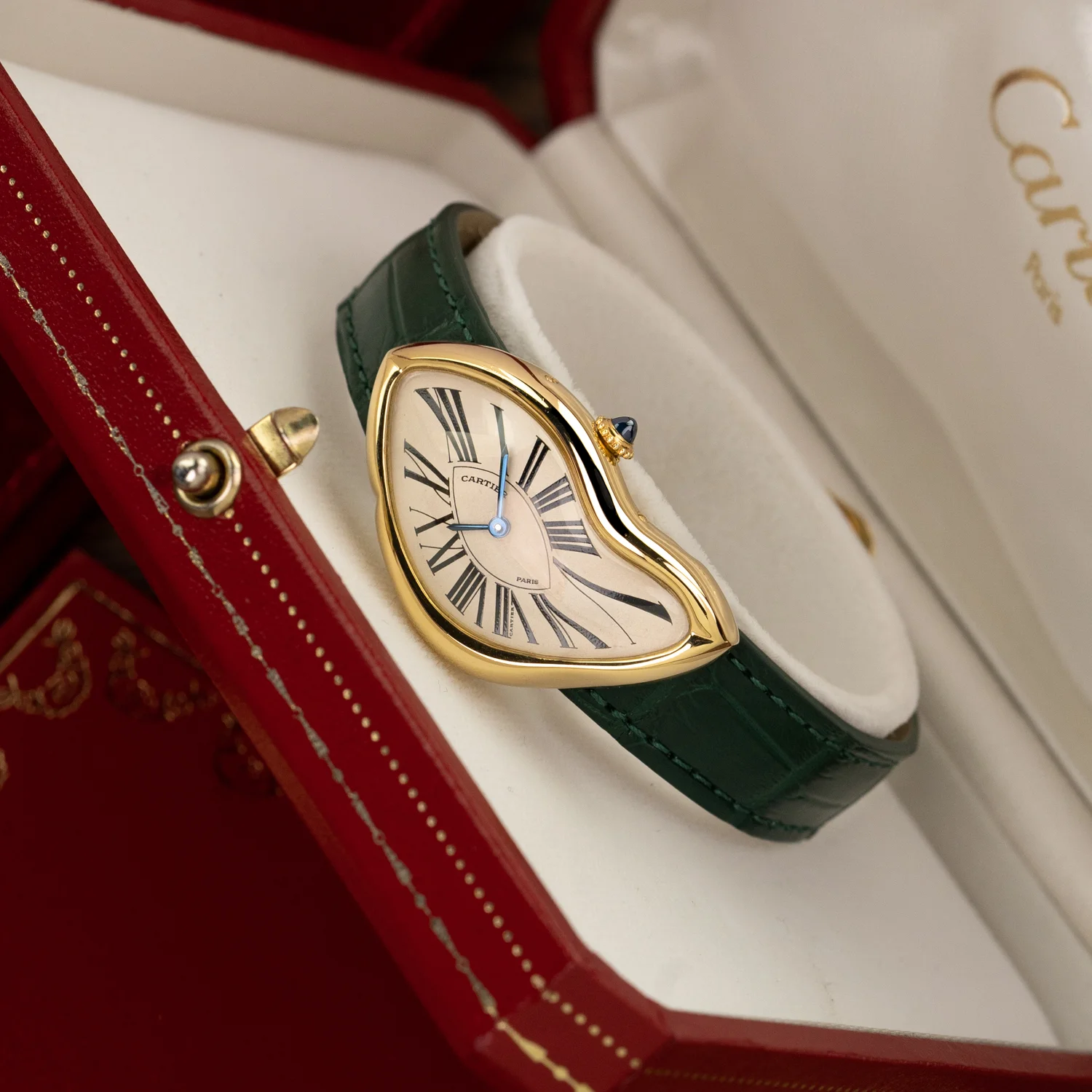 The Crash is arguably the hottest Cartier women's watch