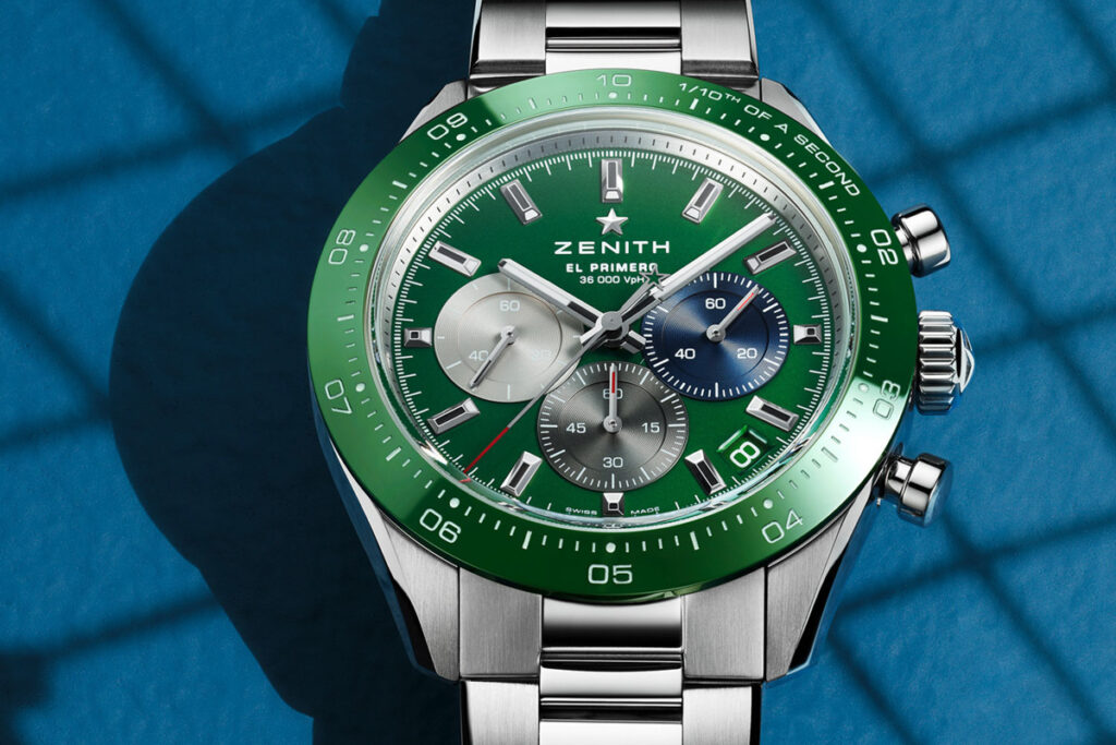 Zenith green dial Chronomaster Sport