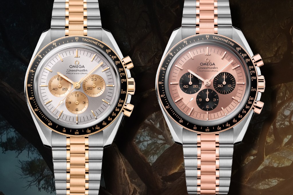  2024 two-tone Omega Speedmasters