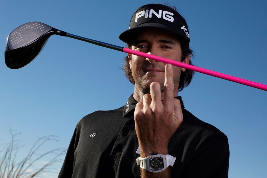 Bubba Watson wearing Richard Mille RM038 watch
