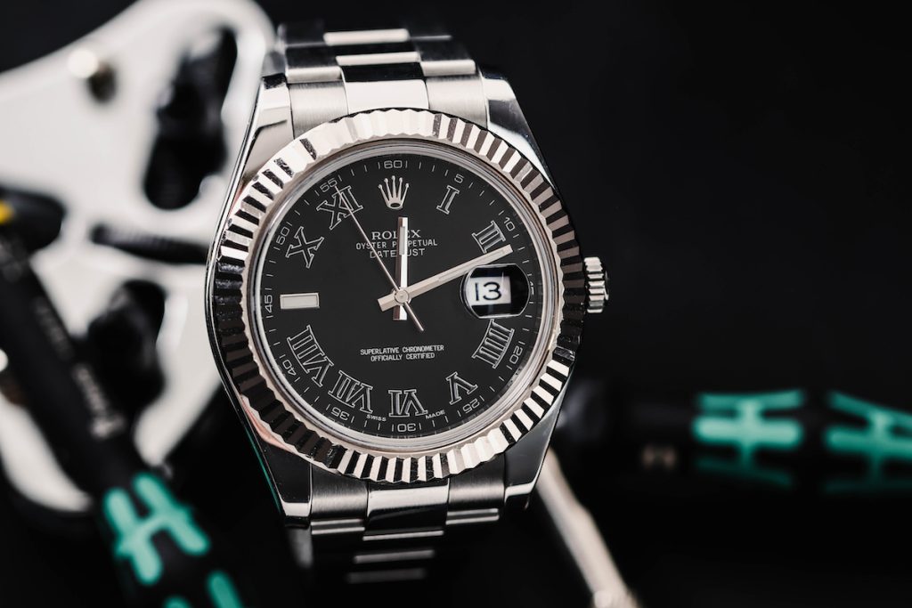 Black Rolex Wimbledon 116334