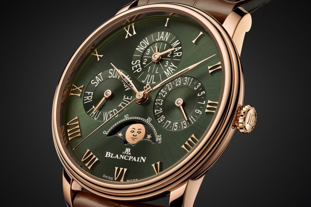 Villeret Quantième Perpétuel in green