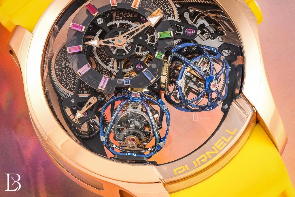 Escape II Rainbow 18K Rose Gold Piece Unique Hyperwatch