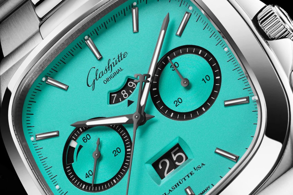 Glashütte Original Swimming Pool dial