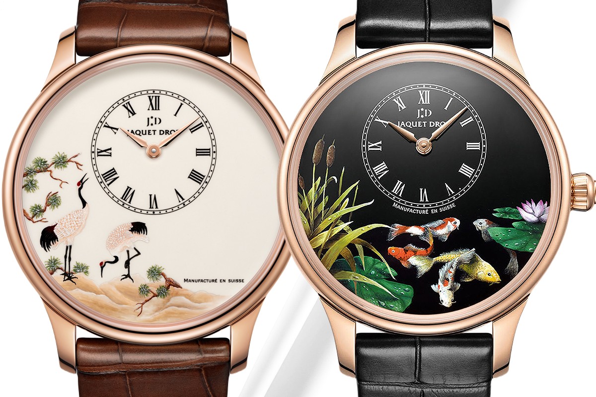 Jaquet Droz Les Ateliers d'Art Petite Heure Minute Enamel Painting