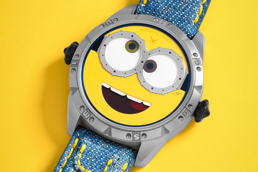 An unexpected must-have watch from Konstantin Chaykin: the titanium Minions Watch.
