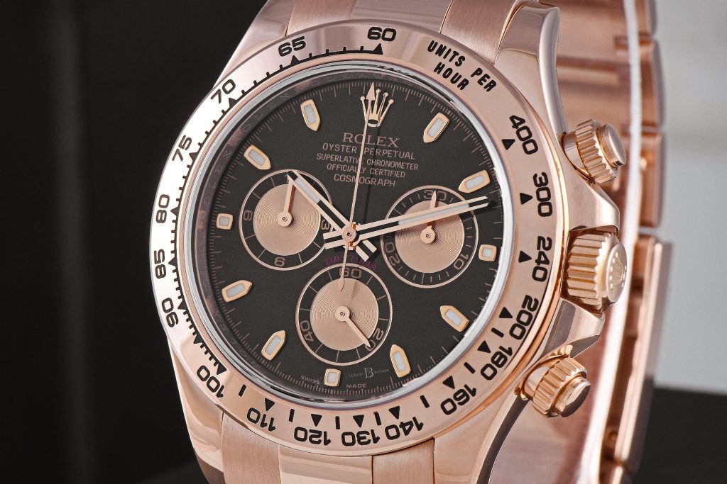 Rolex Daytona ref. 116505 in Everose Gold, a proprietary 18k alloy