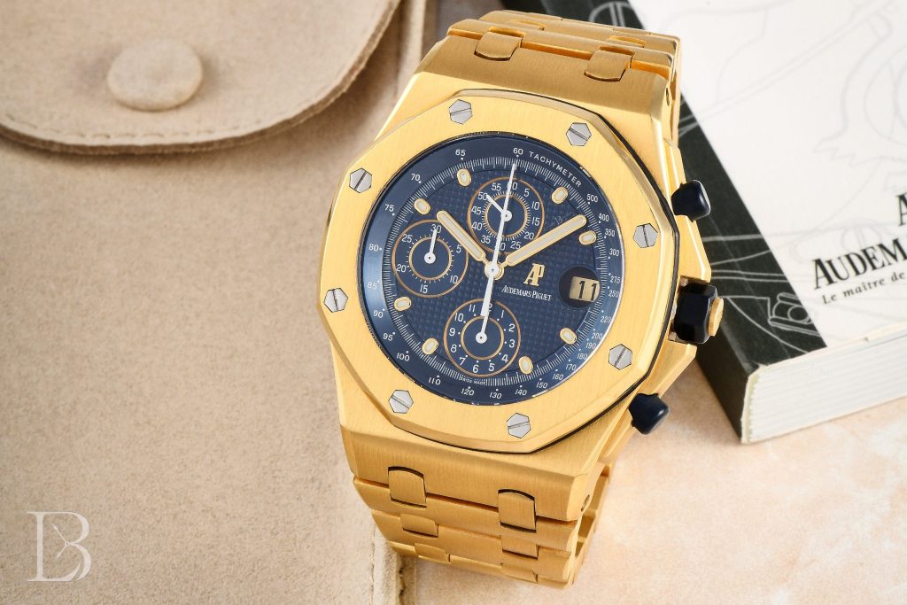 One of the most beloved Audemars Piguet gold watch models, The Brick