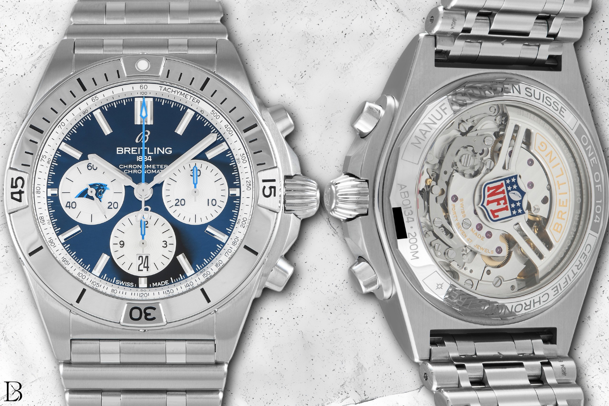 Breitling x NFL Carolina Panthers Chronomat