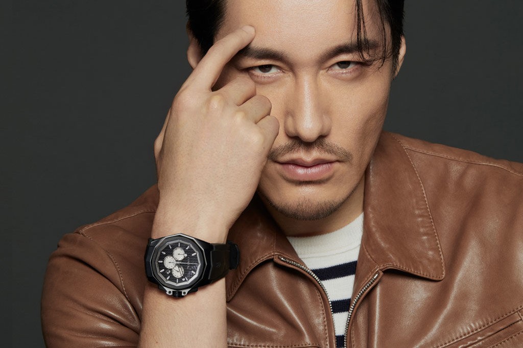 Corum Admiral's Cup worn by Hu Bing