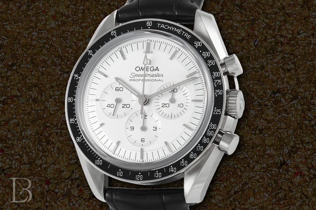 Speedmaster Professional in Canopus Gold, one of four proprietary Omega gold alloys