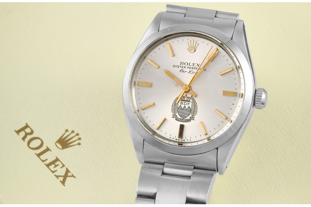 Rolex Ref. 5500 with rare Bahrain Defense Force dial