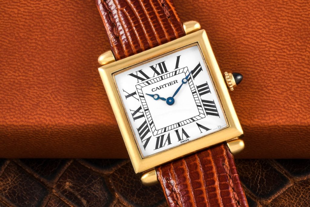 Square Cartier Tank Obus