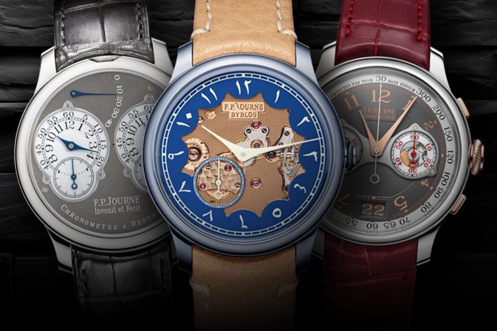 Chronometre a Resonance Ruthenium, Chronometre Bleu Byblos, and Chronographe FB