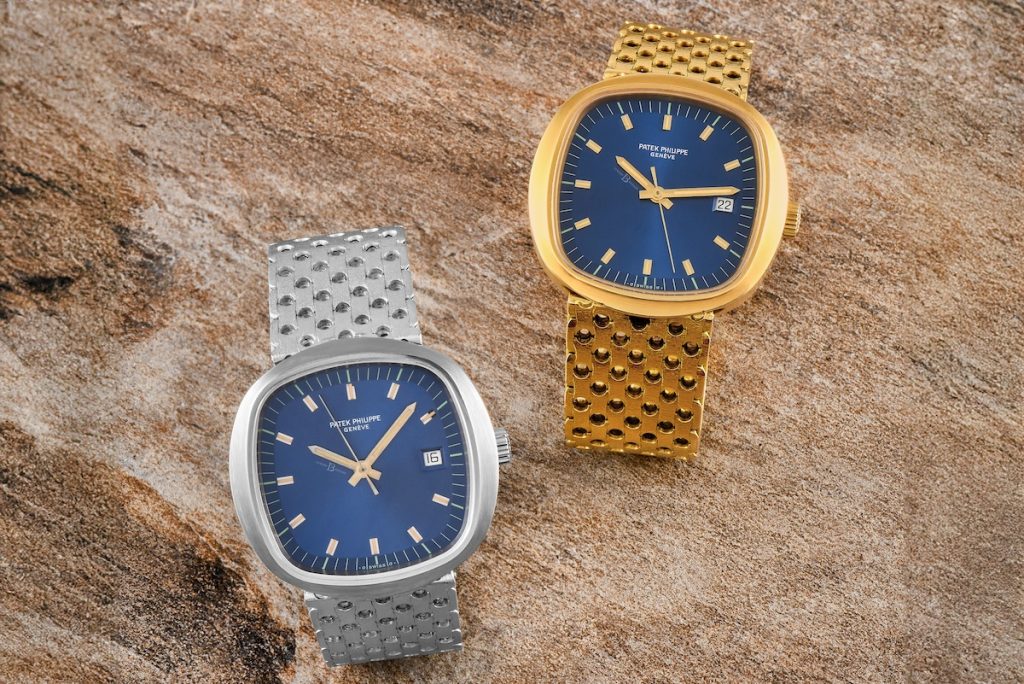Patek Philippe Beta 21 watches in white and yellow gold