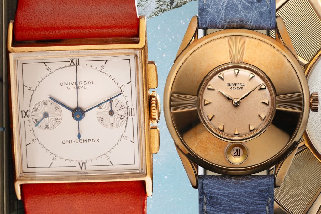 Universal Geneve Unicompax and Disco Volante watches