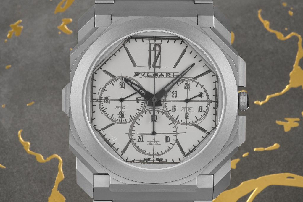 Sketch dial GMT chrono
