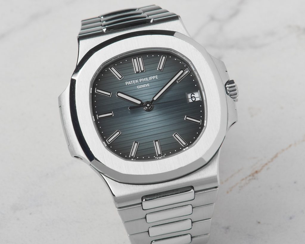 Best integrated bracelet watches: Patek Philippe Nautilus