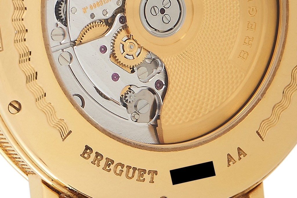 Full Breguet serial numbers appear on the caseback
