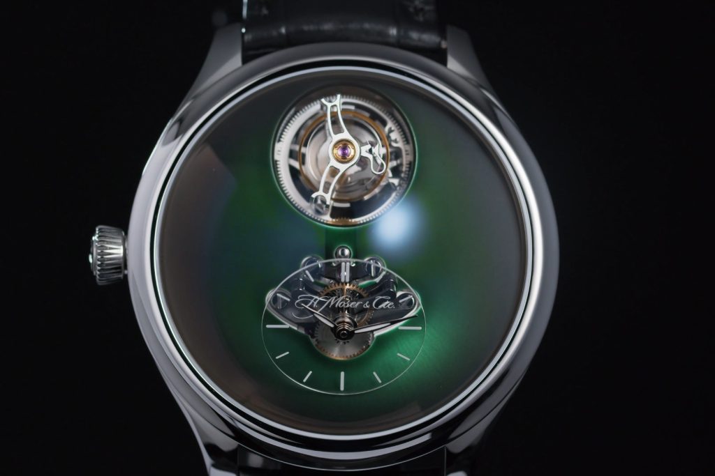 Moser x MB&F Endeavor Tourbillon with green dial, the best watch at its $80k price point