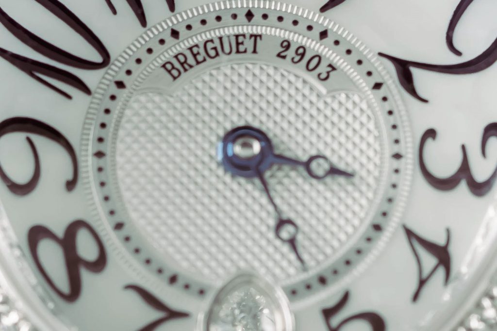 Breguet serial numbers almost always appear on the dial