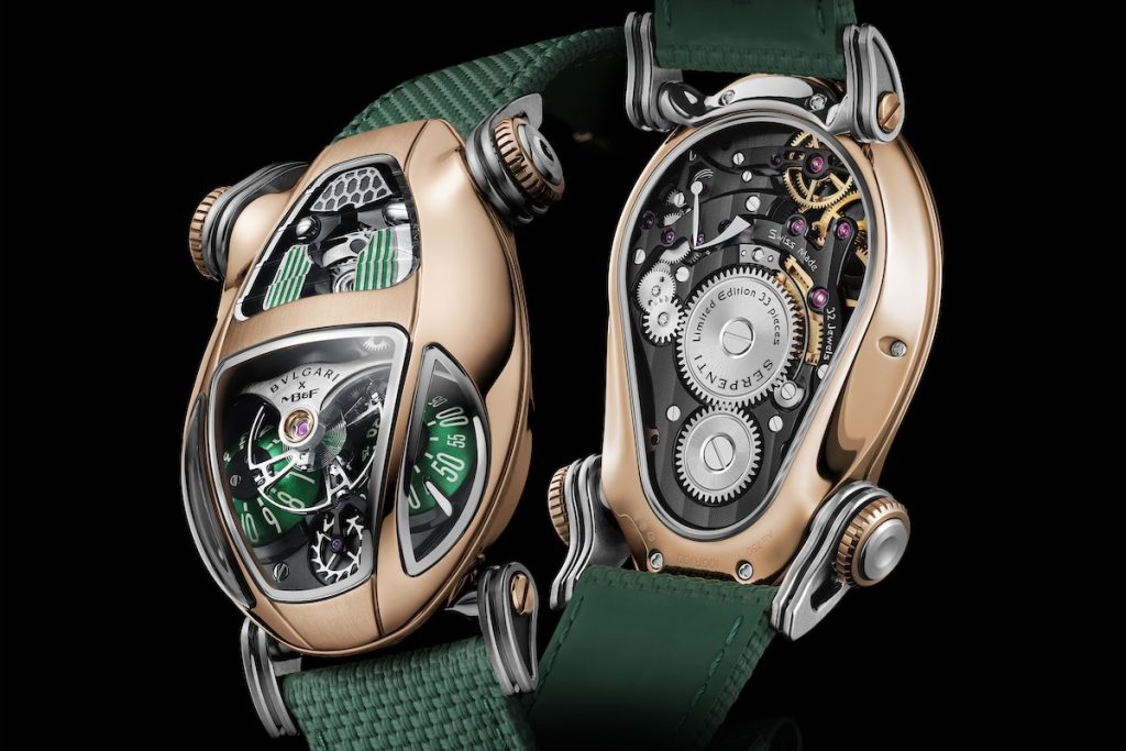 Rose gold MB&F x Bulgari Serpenti