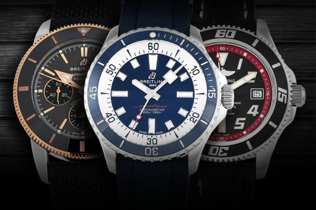 3 Breitling SuperOcean models