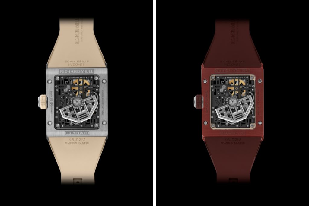 Richard Mille RM 16-02 Caseback view