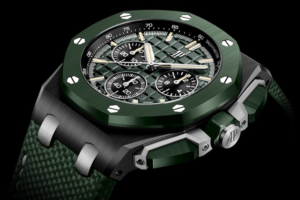 Royal Oak Offshore Chronograph 43mm in green and black ceramic