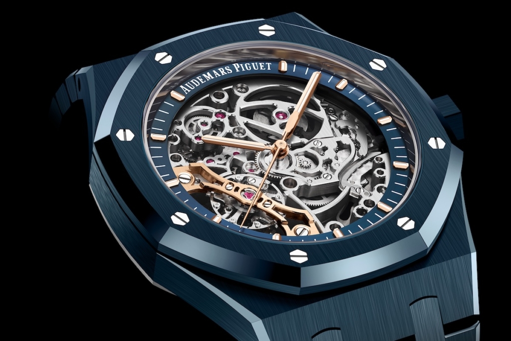 2025 Audemars Piguet: Blue Ceramic Royal Oak Double Balance Wheel Openworked 