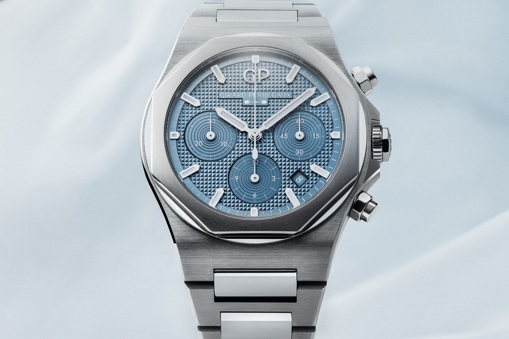 2025 Girard-Perregaux Release: Laureato Chronograph Ice Blue