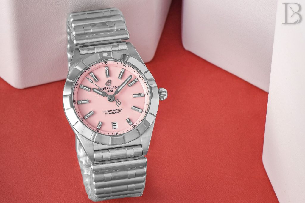 Pink Breitling Chronomat 32 ref. A77310101K1A1