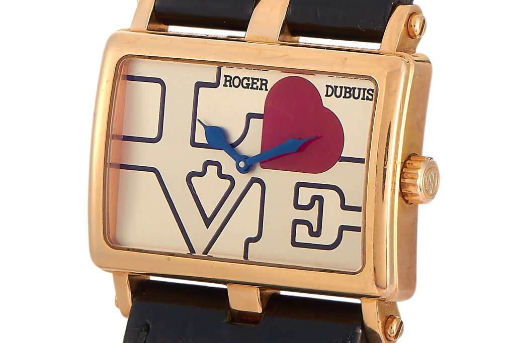The Roger Dubuis "Too Much Love" watch is kind of an obvious choice for a 2025 Valentine's Day gift list