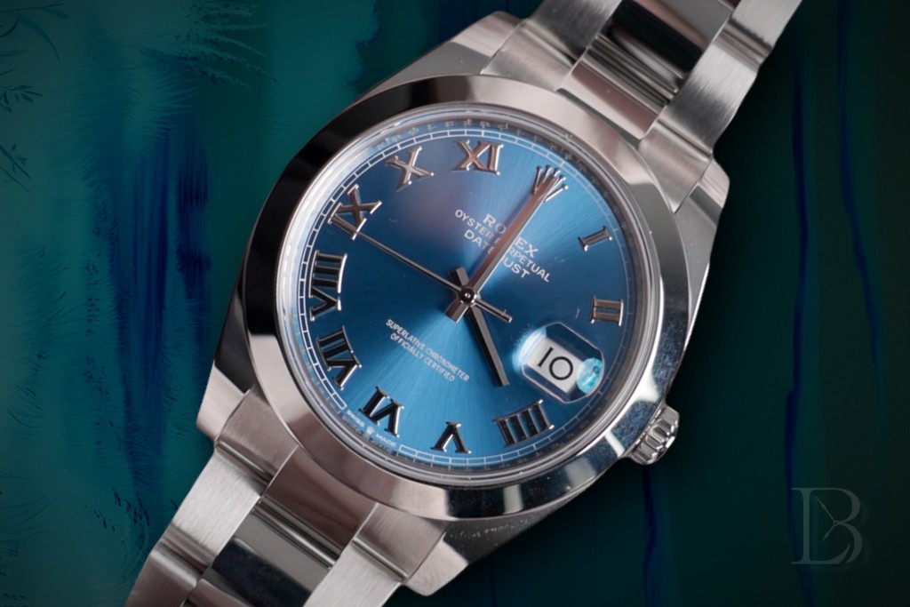 Rolex azzurro-blue Datejust ref. 126300