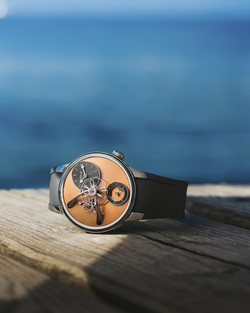 MB&F LM101 EVO Salmon Dial