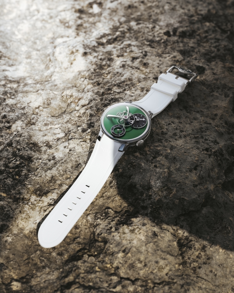 MB&F LM101 EVO Peacock Green Dial
