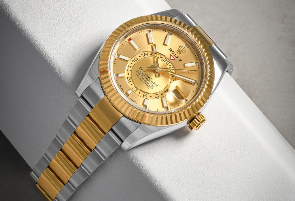 Rolex Sky-Dweller ref. 326933 with champagne dial