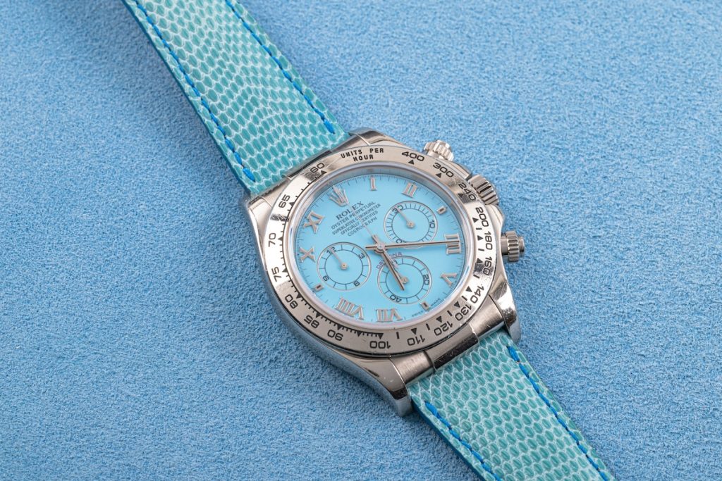 Daytona Beach chronograph with turquoise dial