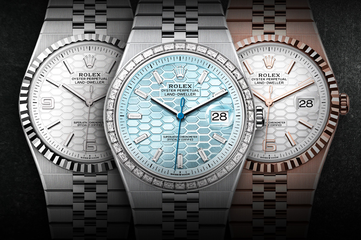 Three Rolex Land-Dweller models